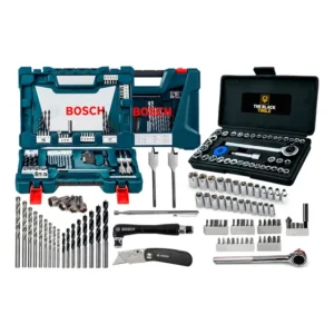 Kit De Ferramentas Profissional Bosch 108 Pçs Com Acessórios