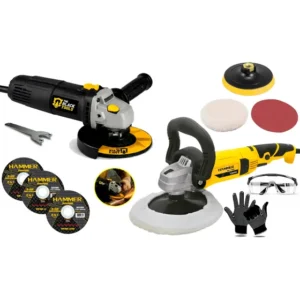 Politriz Lixadera Angular + Esmerilhadeira 220v + Acessórios