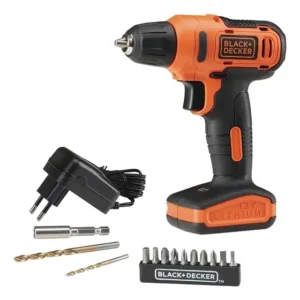 Parafusadeira - Ld12s-br - C/ 13 Acessórios -black&decker Cor Laranja Frequência 60hz