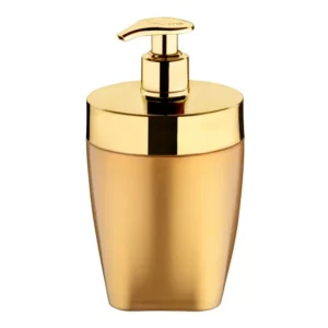 Dispenser Porta Sabonete Líquido Saboneteira Lavabo Dourado