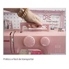 Máquina De Costura 12 Pontos 3112pk Janome Rosa Candy - Imagem 4