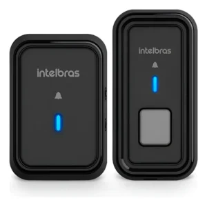 Campainha Residencial Sem Fio C/ Som Cib 101 Preta Intelbras Preto 127/220v