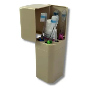 Dispenser De Banheiro Compartimento Suporte De Escova Pasta