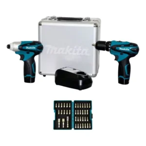 Kit Makita 12v Parafusadeira/furadeira + Jogo De Bits/pontas