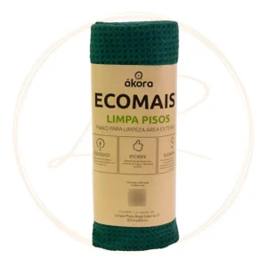 Pano Limpeza P/pisos Ecomais Grande 50x80cm - Área Externa Ecomais Pisos Verde