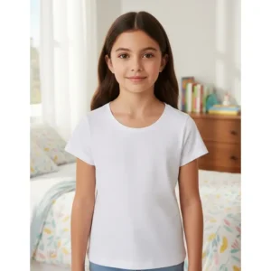 Blusa Básica Infantil Menina Com Bordado Coração - Reveillon