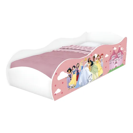 Cama Infantil Carro Com Colchão Meninas Cor Princesas