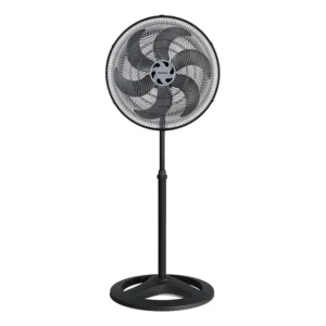 Ventilador de Coluna Turbo 6 Pás Oscilante Cor Preto 40cm Ventisol