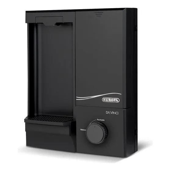 Purificador De Água Natural Europa Da Vinci Preto