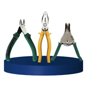 Kit Alicate Corte Diagonal + Descascador E Eletricista Sata