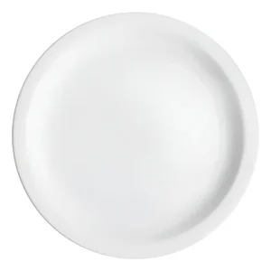 Prato Raso Porcelana Schmidt 26cm Branco Jogo 6 Unidades