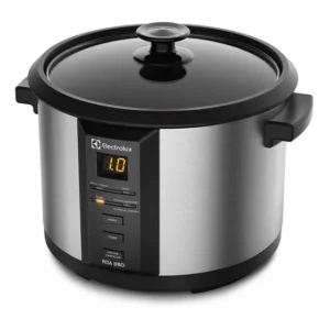 Panela Elétrica Electrolux De Arroz A Vapor 10 Xicaras Inox