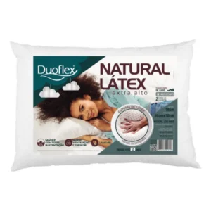 Travesseiro Látex Natural Extra Alto 18cm Duoflex Ln1101 Branco