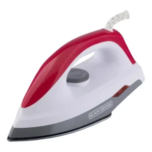 Ferro A Seco F300 Black+decker 1000w 220v Base Antiaderente Branco/roxo 220v