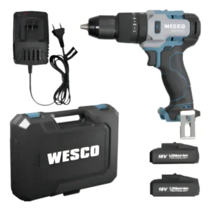 Furadeira de Impacto Brushless 13mm Wesco WS2419K2 com Maleta