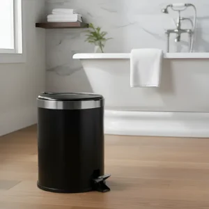 Lixeira Cozinha Pedal 12 Litros De Plástico (pp) Versátil Preto