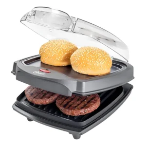 Grill Elétrico Burguer Oster 2 Em 1 C/ Estufa Duas Chapas Nf