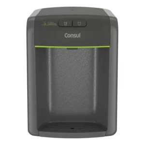 Purificador de água Consul cinza refrigerado com proteção antibactérias CPB34AF