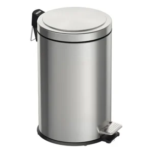 Lixeira Tramontina Brasil Plus Inox Acetinado 12l Soft Close Inox Fosco