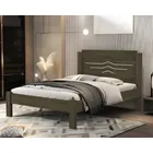 Cama De Casal Sofia - Castanho E Branco Cor Castanho/branco - Imagem 4