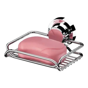 Saboneteira Porta Sabonete Feita Em Aço Banheiro Box Ventosa