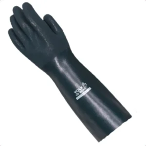 Luva Pvc Proteção Quimica Termica Epi Ca Volk Punho 36cm Verde