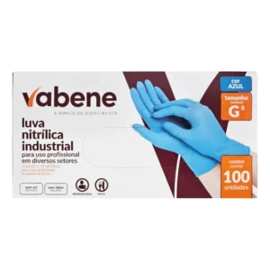 Luvas Nitrílicas Profissional Sem Pó Resistente Com Ca 100un Branco G
