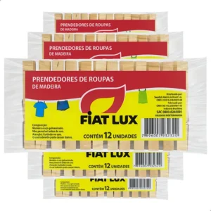 Pregadores De Roupa De Madeira Resistente Para Varal 600un