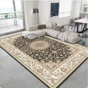 Tapete Belga Franja Edantex Bruxelas 1,00 X 1,40 Promoçao
