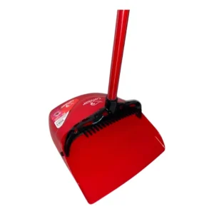Pá De Lixo Articulada Perfil Dentado Condor Cabo Longo 1506 Vermelho