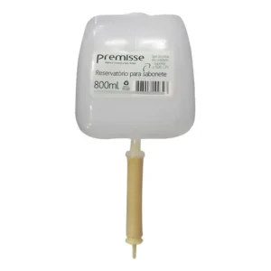Reservatório 800ml Dispenser Saboneteira Velox Invoq Transparente