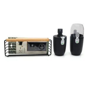 Kit Porta Escova Com Tampa + Porta Sabonete Liquido + Prateleira Eco Design 9060 - Arthi