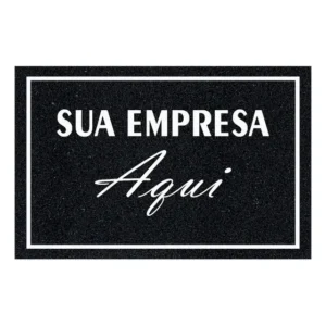 Tapete Personalizado Capacho 100x50 Logomarca E
