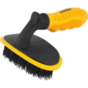 Escova Limpa Rodas Pneus Carro Bicicleta E Moto Vonder Amarela E Preta