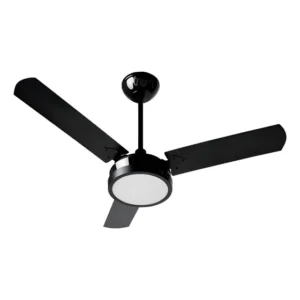 Ventilador De Teto Tron Citrino Led 3 Pás Preto