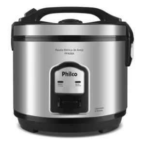 Panela De Arroz Elétrica Philco 6 Xícaras Inox 400w Ppa06a Inox 220v