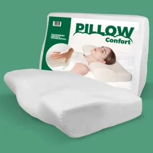 Travesseiro Ergonomico Cervical Espuma Viscoelástica Confort Branco