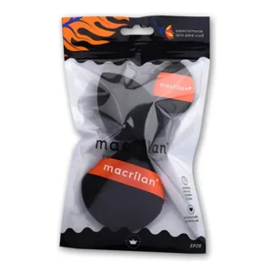 3 Esponjas Para Pó Corretivo E Base Original Macrilan Preta Média