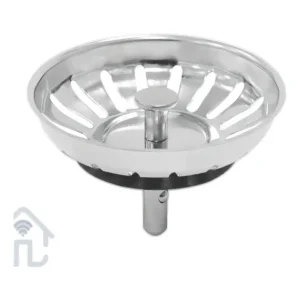 Tampa Ralo De Pia Para Valvula New Tramontina Luxo 4 E Meio Cor Inox