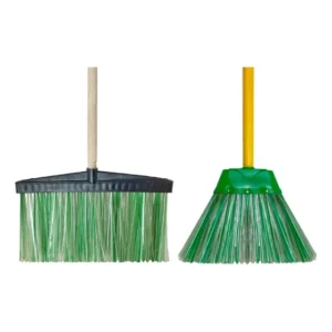Kit 2 Vassouras Garrafa Pet Calçada Rua Pátio Com Cabo