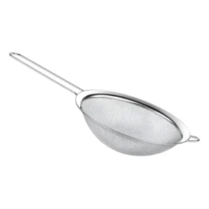 Peneira Inox 20cm Cozinha Cabo Longo Malha Fina