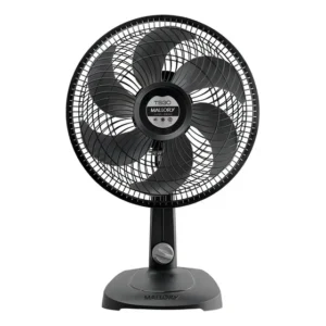 Ventilador De Mesa Mallory Ts30 Preto Com 6 Pás 127 Volts