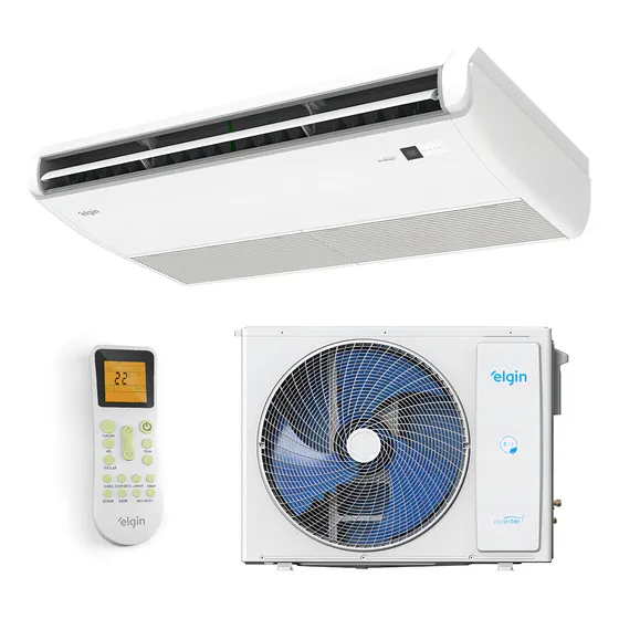 Ar Condicionado Piso Teto Inverter Plus Elgin 36000 Btus Frio Cor Branco