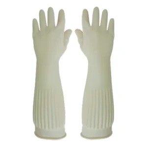 Luva De Limpeza Pesada Borracha Grossa Cano Longo C/ 6 Pares
