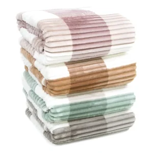 Cobertor Dupla Face Casal Sherpa Com Manta Soft Canelada Estampado Quadriculado Sortido Casa Laura Enxovais