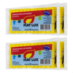 Prendedor De Roupa De Plástico Pequeno Resistente Kit 48un