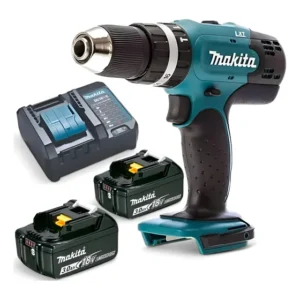 Furadeira Parafusadeira 18v Dhp453 Makita Com 2 Baterias 3ah Azul-turquesa 18v