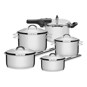 Conjunto De Panelas Tramontina Inox 5 Peças Com Pressão