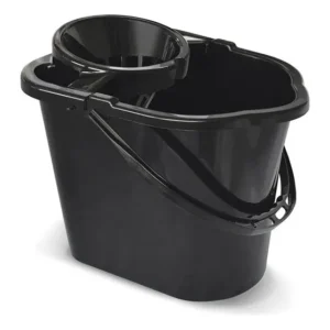 Balde Espremedor Para Limpeza Com Alça 14l Preto Arqplast