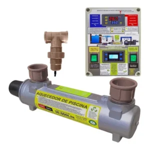 Aquecedor E Ionizadoor Cloro 30000lts Inox Auto 30m³